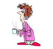 coffee snort lady