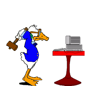 computer duck smash