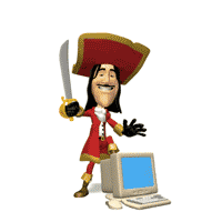 computer pirate sword