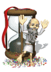 father time hourglass