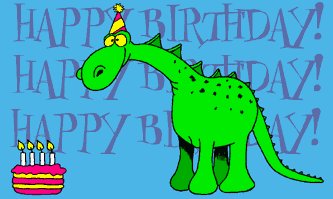 happy birthday dinosoaur