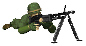 machine gun soldier